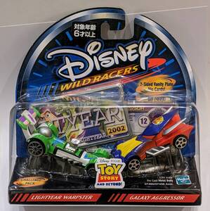 ディズニー　ワイルドレーサー　バズ／ザーク　トイ・ストーリー　ハズブロ　未開封新品