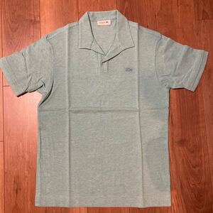 【美品】LACOSTE ラコステ 半袖 ポロシャツ エメラルド PH319E サイズ3 (管理No.7)