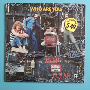 【US盤/試聴済LP】The Who『WHO ARE YOU』ザ・フー★シュリンク有★Roger Daltrey/Pete Townshend★MCA3050