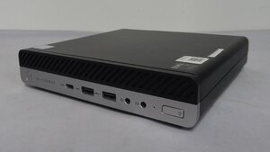 デスクトップパソコン　HP　EliteDesk 800 G5 Desktop Mini PC　i5-9500T　16GB　NVMe SSD 256GB 　Windows11　管理No.4A3620