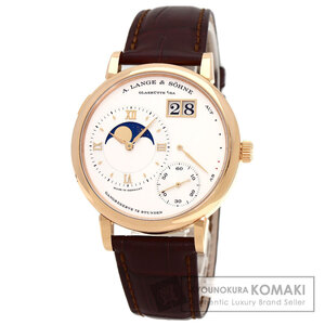 A.LANGE＆SOHNE ランゲ＆ゾーネ 139.032 LSLS1394AA グランドランゲ1 ムーンフェイズ 腕時計 K18ピンクゴールド 革 メンズ 中古