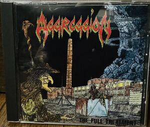 Aggression Full Treatment 1987年スラッシュメタル名盤　正規再発盤　slayer sadus dark angel sacrifice morbid saint num skull 