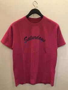 SATURDAYS saturdays nyc サタデーズ　Tシャツ M Mサイズ pink ピンク