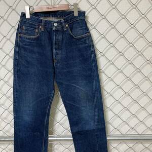 DENIME ドゥニーム ボタンフライ デニムパンツ ジーンズ 革パッチ ビーフジャーキー 30 色落ち◎