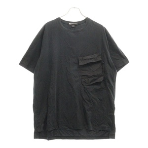 Y-3 ワイスリー TRAVEL SS TEE フロント ポケット付き 半袖Tシャツ ブラック