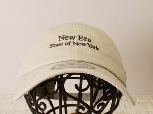 ニューエラ　new era state fo new york キャップ【男女(F)/4千円/ベージュ/未使用】c4I