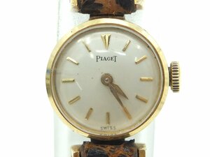 【z28139】PIAGET ピアジェ 18K 手巻き 腕時計 レディース 総重量 約10g 格安スタート