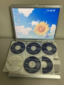 送料無料 Windows XP 富士通 FMV BIBLO NB40S 初期化 済 リカバリ Disk 添付 HD80GB メモリ768MB Office 無 Recovery Media 画像参照 NC NR