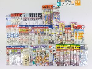 ヤマシタ カワハギ仕掛、ダイワ 快適 カワハギ V4仕掛け、ハヤブサ やじろべえ カワハギ、ササメ ハゲ鈎 他 計69点セット