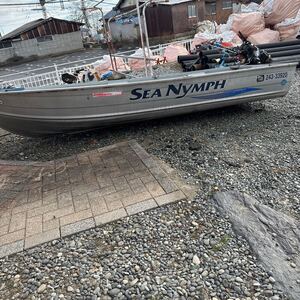 1円〜スタート アルミボート Sea Nymph シーニンフ 釣り用 船体 直接引き取り 近県格安配送