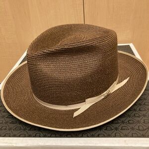 ステットソン ストラトライナー スペシャルエディション ヘンプ ブラウン 59cm STETSON ブレードハット 