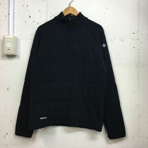 NIKE ACG ナイキ ハーフジップ ニット 裏地付き サイズM 黒 ブラック 長袖 ウール