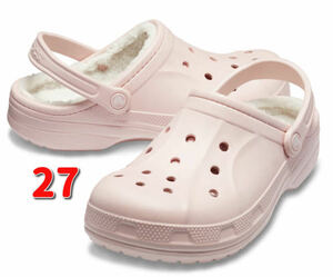 送料無料【27cm】ボア付き クロックス レイレン ラインド クロッグ Crocs Ralen Lined Clog カラー:コットンキャンディ/オートミール