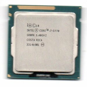 Intel ☆ Core i7-3770　SR0PK ★ 3.40GHz (3.90GHz)／8MB／5GT/s　4コア ★ ソケットFCLGA1155 ☆