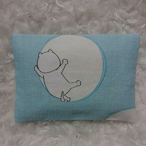 ◎ハンドメイド◎No.88ポケットティッシュケース♪小さいポケットティッシュ用 猫ちゃんの後ろ姿