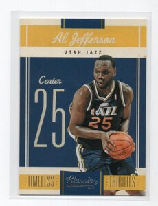 2010-2011 Panini Classics Basketball [AL JEFFERSON] TIMELESS TRIBUTES Card 103/250 UTAH JAZZ