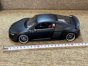 美品1/18 Audi R8 GT アウディ ダイキャストミニカー Maisto マイストスペシャルエディション BBSホイールカスタム 改造 ローダウン