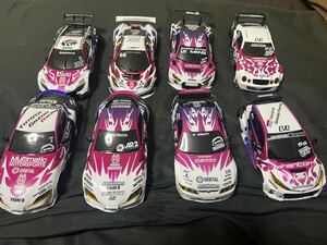 京商 ミニッツ 塗装済み ホワイトボディセット スープラ R33 GRヤリス 12C R8 NSX-GT CLK ボディマウント付き