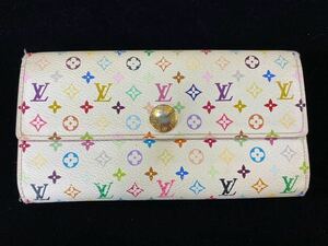 川端　5月　No206 LOUIS VUITTON ルイヴィトン モノグラムマルチカラー 長財布 二つ折り マルチカラー 