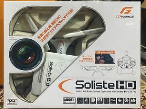 G-FORCE ドローン Soliste HD カメラ欠品 ソリストHD ホワイト 2.4GHz 4ch【ジャンク】