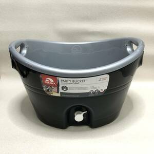 【IGLOO イグルー パーティーバケット PARTY BUCKET ブラック グレー 20QT 18.9L USA ボトルクーラー アイスペール アウトドア キャンプ】