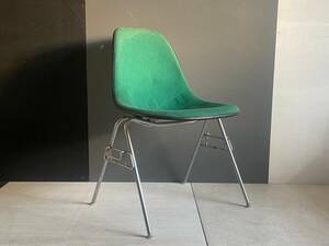 [7661E] Herman Miller Side shell chair FRP スタッキング ベース イームズ Charles Ray Eames ヴィンテージ サイドシェルチェア ナロー
