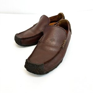 Clarks Wallabees クラークス ワラビー 500691 スリッポン レザー シューズ Is5-2