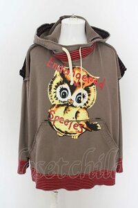 【USED】Vivienne Westwood MAN / ENDANGERED SPECIES OWL　スクエアパーカー F ブラウン 【中古】 O-24-04-21-002-to-YM-OS