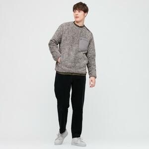 UNIQLO　ファーリーフリースプルオーバー 03 GRAY　Mサイズ