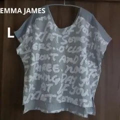 【EMMA JAMES】トップス 半袖 ノースリーブ ゆったり Lサイズ