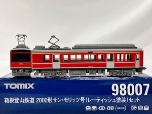 「T4822」TOMIX 98007 箱根登山鉄道 2000形 サン・モリッツ号 レーティッシュ塗装 2両セット Nゲージ