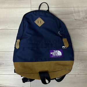 【美中古品】即決！THE NORTH FACE ザ・ノースフェイス パープルレーベル ミディアムデイパック(ネイビー) NN7889N リュック ナナミカ