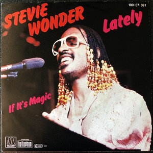 【Disco & Soul 7inch】Stevie Wonder / Lately(オマケのステッカー付き) 