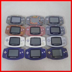 GBA ゲームボーイアドバンス 本体 AGB-001 まとめて12台 大量セット Nintendo 任天堂 GAME BOY ADVANCE【10