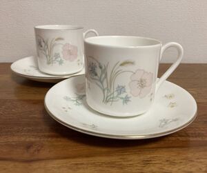 英国王室御用達 ROYAL DOULTON FLIRTATION コーヒーカップ　C/S ×2 送料無料