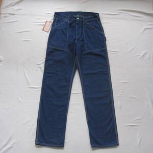 ☆新品 フリーホイーラーズ TRACKWALKER OVERALLS (34) / GRAINED INDIGO DENIM / 初期モデル / FREEWHEELERS / ワークパンツ