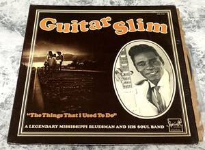 限定値下◎激レア！シュリンク極美盤完オリ金黒完品Guitar Slim Things That I Used To Do◎Ray Charles Stevie Ray Vaughan Jimi Hendrix