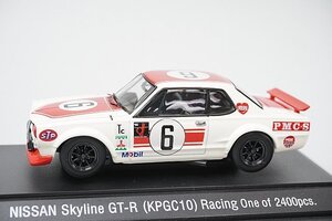 EBBRO エブロ 1/43 NISSAN 日産 SKYLINE スカイライン GT-R KPGC10 レーシング #6 43241