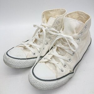 ◇ Θ CONVERSE コンバース 32765010 ハイカットスニーカー サイズ25 ホワイト系 メンズ レディース E