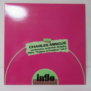 JAZZ LP/ITALY ORIG./美盤/Charles Mingus Orchestra, With Eric Dolphy - 1964, Fables Of Faubus Vol. 2/Ｂ-12949