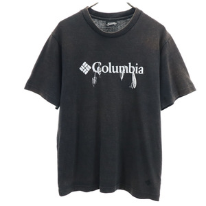 コロンビア アウトドア プリント 半袖 Tシャツ XL ブラック Columbia メンズ