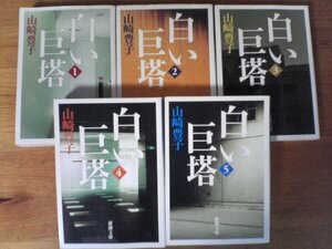 A58　文庫５冊　白い巨塔　全５巻　新潮文庫