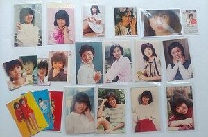 昭和アイドル　ブロマイドセット　山口百恵　桜田淳子　高田みづえ　榊原郁恵　松田聖子　中森明菜　　小泉今日子　伊藤麻衣子　堀ちえみ