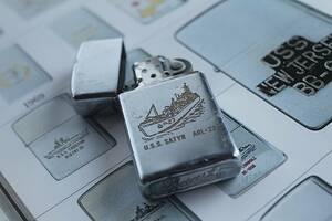 ベトナムZIPPO★Slim　1969米海軍艦艇[U.S.S SATYR ARL23] vzq657