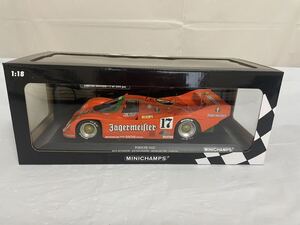 MINICHAMPSミニチャンプス 1/18 Porsche 962C BRUN MOTORSPORT 1986 ポルシェ　イエガーマイスター　#17 504pcs 限定品　稀少品　レア