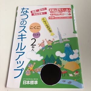 なつのスキルアップ 国語 算数 さんすう 国語 解答付き 漢字 2年生 勉強 小2 上【家庭学習用】【復習用】 小学校 ドリル プリント w040