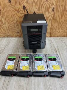 *0453-0917-4 ☆通電保証☆ BUFFALO WS5420DNS6シリーズ ( WS5420DN12S6 ) / NAS 3TB×4台 (12TB) HDD 10GbE 発送サイズ:C