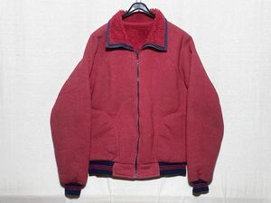 【80s REI】希少 パイルジャケット レッド アカ ビンテージ vintage USA製 サイズL