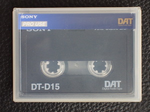 デジタル音声記録用磁気テープ SONY ソニー PRO USE プロユース DAT ダット ディー・エー・ティー Digital Audio Tape DT-15 管理No.13232