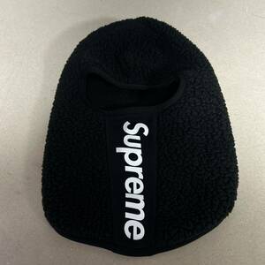 新品 黒 Supreme Polartec Deep Pile Balaclava シュプリーム フリース 目出し帽 ポーラテックディープパイルバラクラバ ボアフード